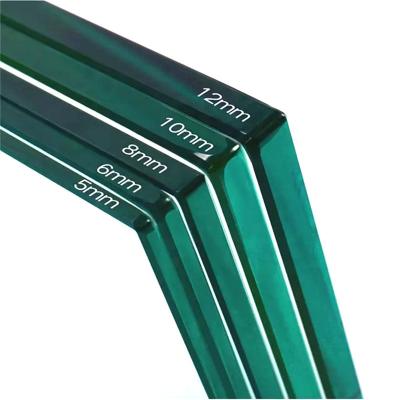 China Clear Safety Tempered Glass 3mm 4mm 5mm 6mm 15mm 19mm Toughened Glass Heat Strengthened Tempered Flat Glass For Door / Glass Balustrades for sale