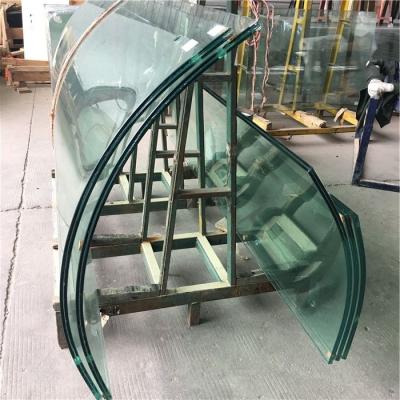 China Bent Curved Glass Curved Laminated Glass Plates Thickness 8mm 10mm 12mm Decorative Architectural Glass Hot Bent Glass ODM / OEM Support for sale