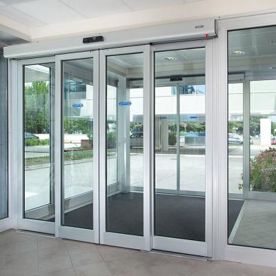 China Hotel / Office Building Smart Sliding Glass Door Safety Protection Commercial Automatic Sliding Glass Door Manufacturers for sale