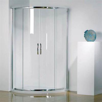 China Chrome Plated Bathroom Sliding Barn Door Safety Tempered Glass Shower Room Custom Privacy Shower Glass Doors 3600mm×18000mm for sale