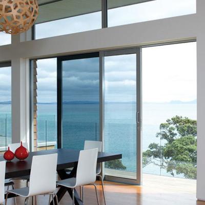 China Laminated Clear Toughened Glass Doors And Windows Custom Slide And Swing Glass Door Interior Sliding Tempered Glass Door for Viewing Villa for sale