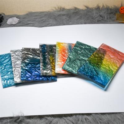 China Coloured Decorative Glass Flat And Curved Decorative Art Glass Tempered Safety Glass Colorful Hot Melt Glass For Curtain Wall / Balustrades for sale