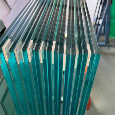 China 6+6mm 66.3 13.14mm 12mm helder gelaagd glas geluidsdicht veiligheidsglas op maat gesneden Te koop