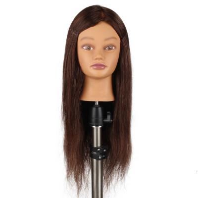 China 100% Cheap Regular Wave Cosmetology Hair African American Salon Practice Hairdresser Braiding Dummy Head Training Mannequin Doll Afro for sale