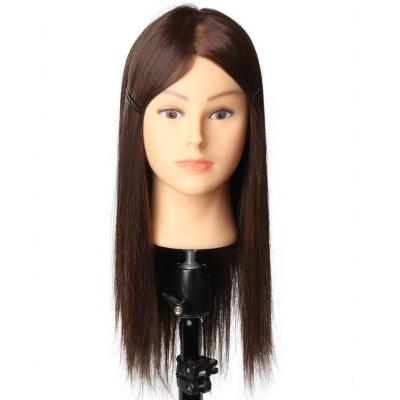 China 100% Wave Fiber Hair Training Head Practice Silky Straight Hairstyle High Temperature Training Mannequin Doll Head For Sale for sale