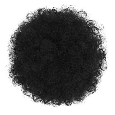 China Wholesale Synthetic Curly Chignon Bun Elastic Hair Band High Temperature Synthetic Fiber Hair For Women Hair Wigs for sale