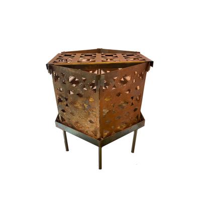 China Hot Selling Wooden Stand Firepit With Storage Bag Camping Fire Pit TT-770011SL001 for sale