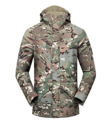 China Anti-UV Camo fishing&hunting waterproof softshell jacket for sale