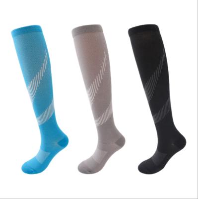 China VCANFASHION Breathable Combed Cotton Running Football Long Boots Women Men Sport Custom Compression Socks for sale