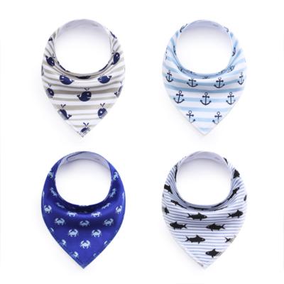 China VCANFASHION Washable Multi Color Soft Fashionable Baby Burp Clothes Baby Drool Bibs Baby Bibs Wholesale for sale