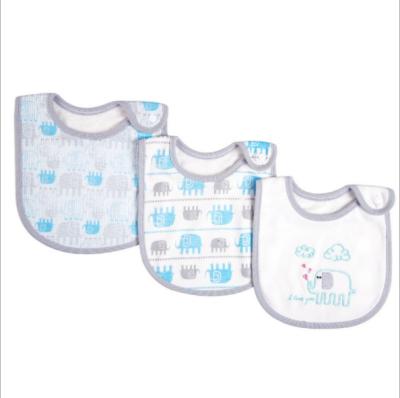 China VCANFASHION Eco-Friendly Washable U-shaped Adjustable Baby Bibs Super Soft Washable Baby Bibs for sale