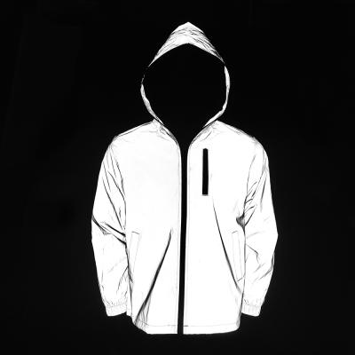 China VCANFASHION Sale Low MOQ Reflective Men's Plus Size Jackets Warm Loose Running Polyester QUICK DRY Fashion For Men for sale