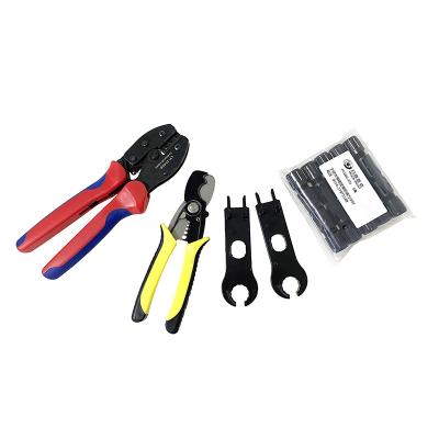 China Solar Cable Connector Tool Boxes Bag C4K-E With Free Connector With Small Crimping Clips for sale