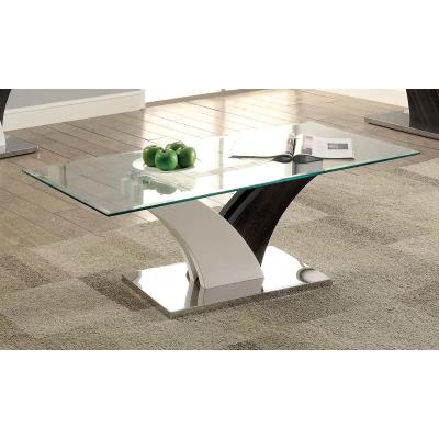 China Pedestal coffee table Multi-toned colors coffee table stainless steel pedestal coffee table for sale