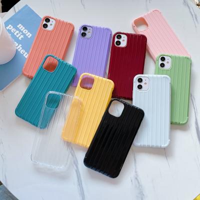 China Simple ultra thin soft phone case for 12 XS max XR X 8 7 6 6s plus plating transparent mobile back cover for sale