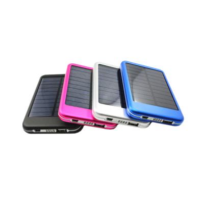 China Durable Solar Panel Charging Travel Power Bank 4000mAh Camping Solar Power Bank For Mobile Phone for sale