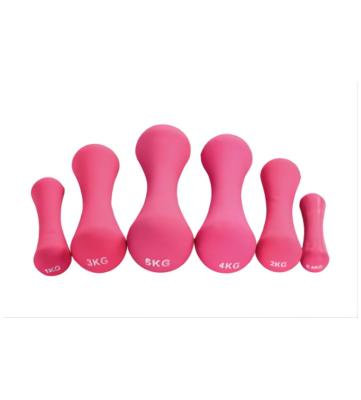 China Environmental Tasteless Best Selling Goods Using Vinyl Neoprene Dipping Bone Dumbbell With Non-slip Hand Grip for sale