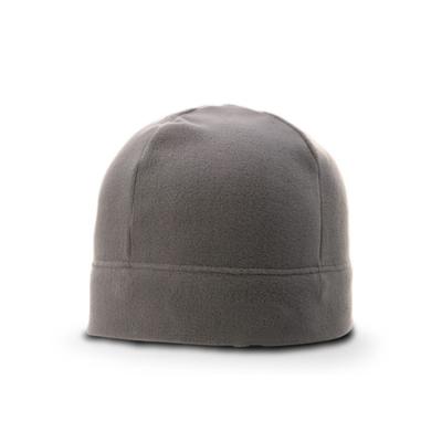 China JOINT Custom 100% 4 Seam Top Knit Woven Cut Label Polyester Microfleece Beanie Hat for sale