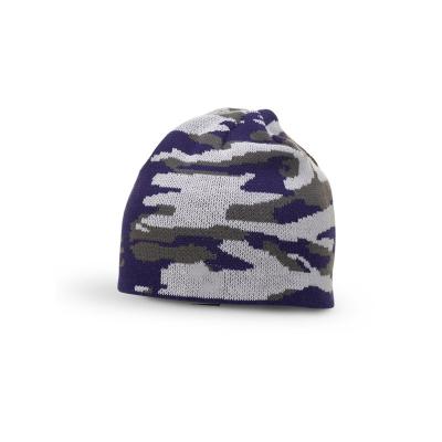 China Good Quality 100% Acrylic Custom Camouflage Camouflage Hat COMMON Hot Selling Wool Skullcap for sale