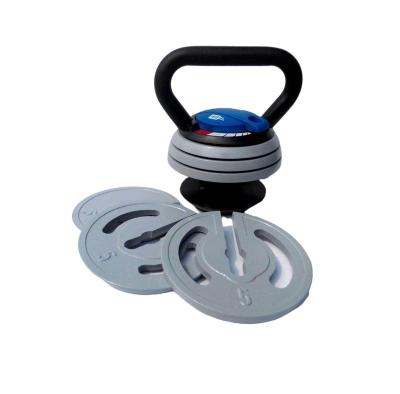 China Wholesale 10lb~40lb universal adjustable kettlebell with plates free weight adjustment kettlebell for sale