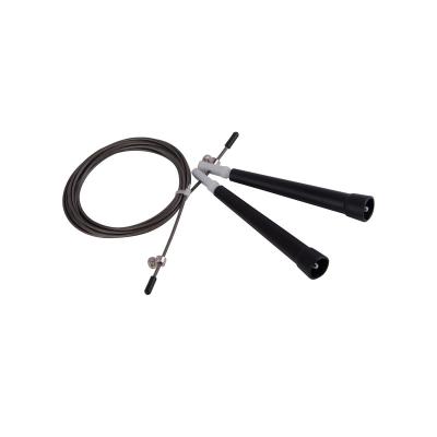 China Professional Adjustable Portable Black Steel+PP+PVC Fast Speed ​​Jumping Rope for sale