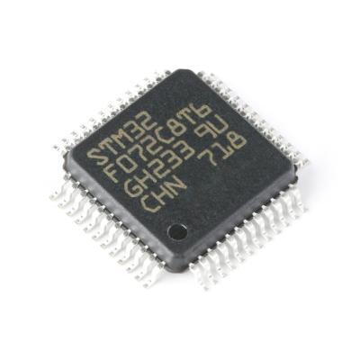 China New STM32F072C8T6 STM32F072 LQFP48 standard original controller IC support BOM order quote for sale