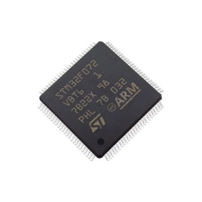 China New standard original STM32F072VBT6 STM32F072 LQFP100 controller IC support BOM order quote for sale