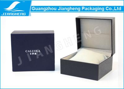 China Cajas de empaquetado del solo reloj de gama alta modificadas para requisitos particulares con la tapa con bisagras en venta