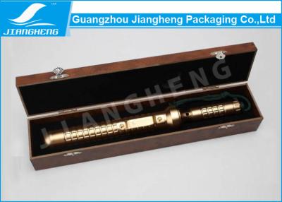 China Luxury Personalised Wooden Box With Book Shape , Silk Screen Logo for sale