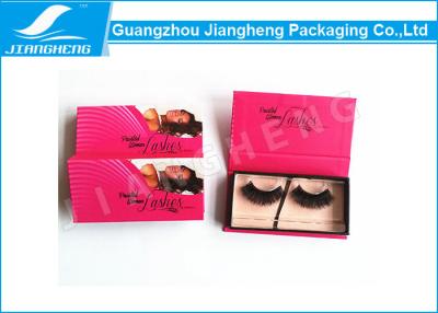 China Magnetic Eyelash Packaging Box With Colourful Offset Printing for sale