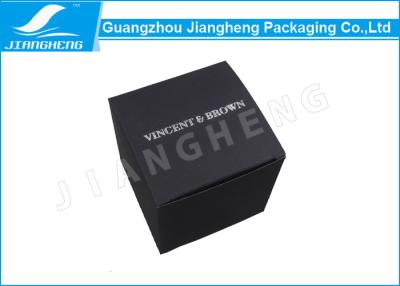 China Black Card Paper Material Paper Gift Box For Cosmetic Or Personal Care Product for sale