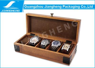 China Material de madera de empaquetado del MDF de las cajas del reloj de la forma del rectángulo con la almohada en venta