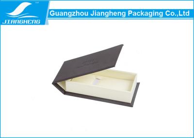 China PU Leather Handmade Watch Wood Gift Boxes With Ribbon Fit Product 14 * 7.5 * 3 cm for sale