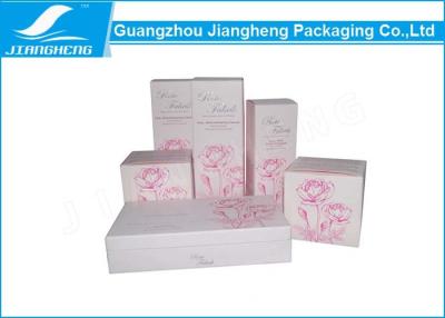 China CMYK Printing Silver Paper Packing Box For Cosmetic / Skin Care Packaging for sale