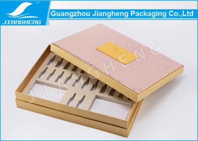 China PU Leather Hardcover Storage Unique Packaging Boxes For Cosmetics / Makeup Set for sale