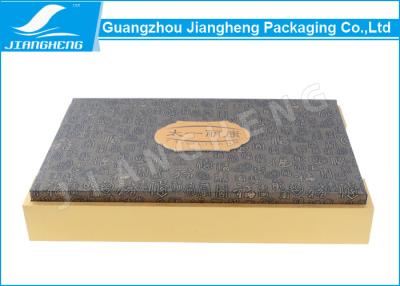 China Special Paper Logo Printed Cardboard Beautiful Gift Box Lid And Based For Tea for sale