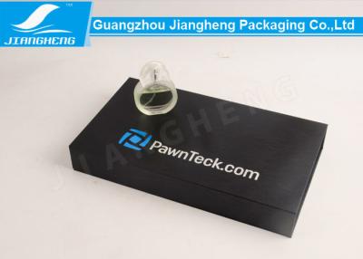 China Black Paper Perfume Sets Storage Box Paperboard Gift Boxes Offset Printing for sale