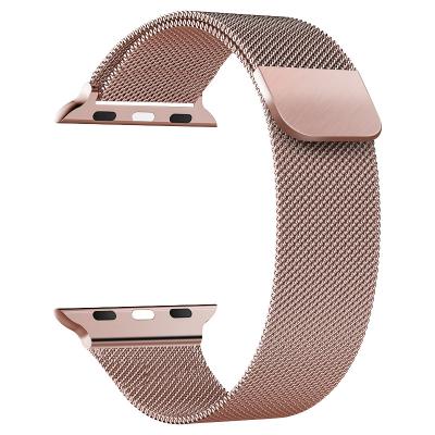 China Luxury Milanese Luxury Series of Replacement 44mm 42mm Apple Mesh Belt Apple Watch Band Metal Watch Band from Keepwin 6 5 4 for sale