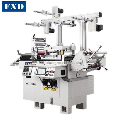 China Top Selling Flatbed Label Lamination Die Cutting Machine With Emergency Switch And Protector Switch for sale