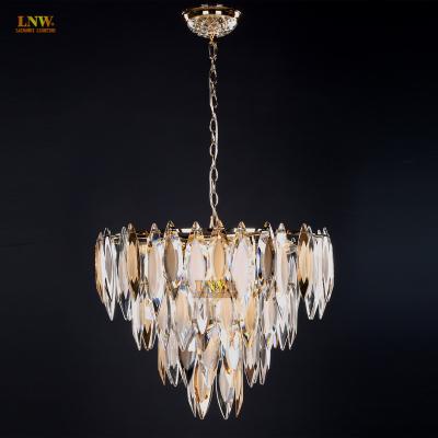 China Traditional Crystal Chandelier Smoke Lighting Gray Crystal Chandelier for sale