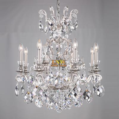 China Traditional Crystal Chandelier Lamps 8 Lights Crystal Lighting Chandelier for sale