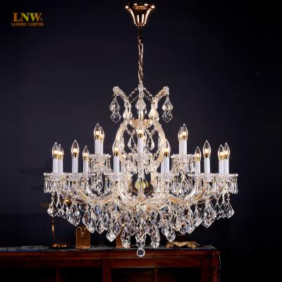 China New Maria Theresa Chandelier 18 Lights K9 Chandelier Traditional Crystal Ceiling Lamp Crystal Chandelier for sale