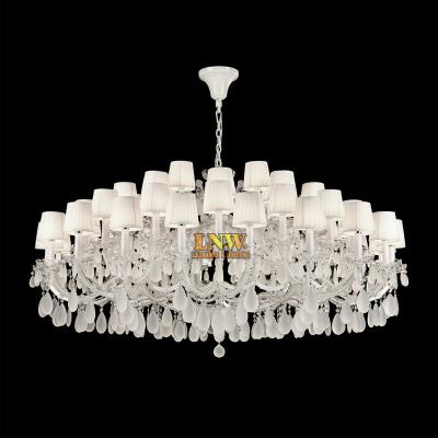 China Maria Theresa Chandelier Hotel Modern Large Traditional Crystal Pendant Light Projector Luxury LED Decorative Lamp Crystal Chan for sale