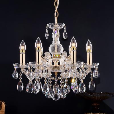 China Traditional Maria Theresa Crystal Lighting Chandelier 6 Lights Chandelier And Pendant Lighting for sale