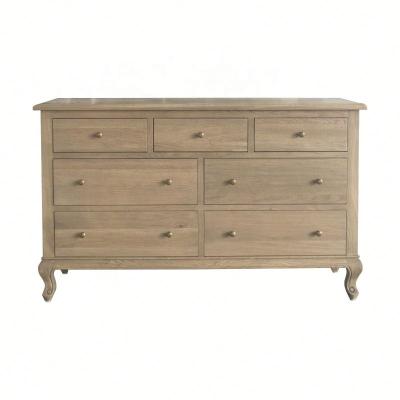 China Cabinet Country Style French Oak Chest Of Solid Wood Drawers SG310 for sale