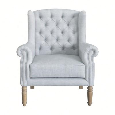 China French Tufted Ornate Lounge Chair HL199 for sale