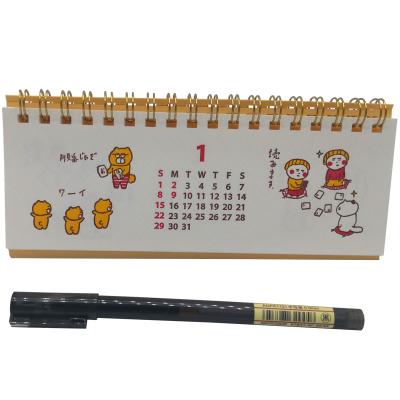 China 2022 Color Print Low Price Calendar Pocket Calendar Customized By Supplier High Quality Chinese Mini Desk Mini Table Calendar for sale