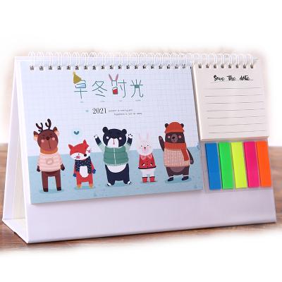 China Table Calendar Hot Sale Factory Custom Made High Quality Low Price Desk Calendar for sale