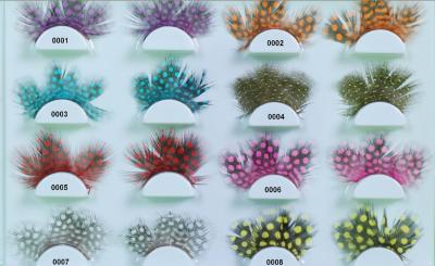 China Feather eyelashes for sale