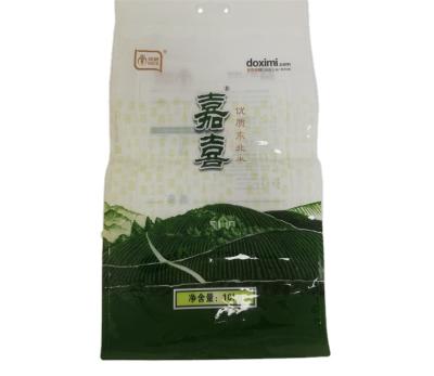 China Wholesale Custom High Quality Recyclable Food Grade 10kg Heavy Duty Custom Printing Plastic Pouch Rice Plastic Bag With Punch Hole for sale